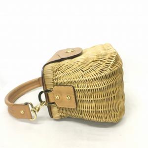 トリーバーチ TORY BURCH かごバッグ ハンドバッグ ベージュ