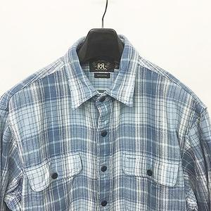 新品未使用タグ付き✳︎RRL✳︎ネルシャツ✳︎チェックシャツ✳︎ウエスタンシャツ RRL Ralph Lauren Plaid Western Shirt ダブルアールエル ラルフ
