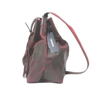 ディーゼル DIESEL 巾着 パンチングクラックレザーバッグ 2way 巾着 斜 
