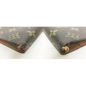 ルイヴィトン LOUIS VUITTON モノグラム アジェンダMM 6穴式 手帳 