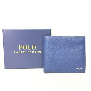 新品】ラルフローレンPolo Ralph Lauren 二つ折り財布 ブルー