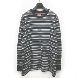 シュプリーム SUPREME 15AW Multi Stripe L/S Top クラシックロゴ 