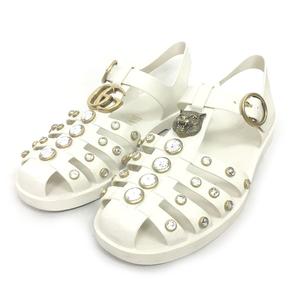 GUCCI グッチ⭐️GG キャットヘッド　ラバー　グルカサンダル GUCCI ラバーグルカサンダル GGキャットヘッド