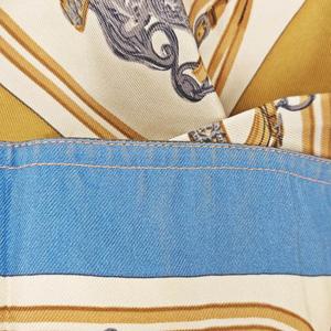 エルメス HERMES ヴィンテージ BRIDES de GALA シルク 長袖シャツ 総柄