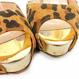 Christian Louboutin レオパード柄 サンダル レオパード（ヒョウ柄） Christian Louboutin(クリスチャン