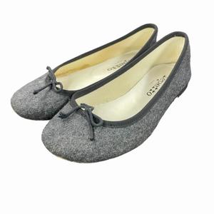 レペット Repetto バレエ シューズ フラットシューズ ウール 灰 グレー 