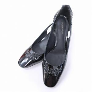 【超美品】Bottega Veneta 黒 エナメル ハイヒール　パンプス ボッテガヴェネタ BOTTEGA VENETA 美品 パンプス エナメル