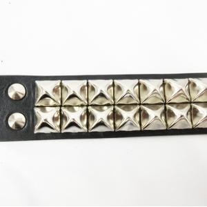 RNA スタッズベルト アールエヌエー RNA タグ付き スタッズ ベルト 牛革 黒 ブラック