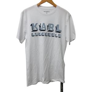 カールラガーフェルド KARL LAGERFELD 未使用 タグ付き ロゴ Tシャツ 