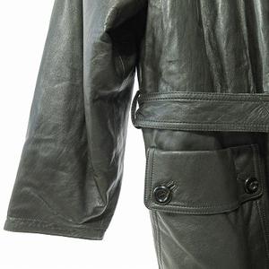 エンバ EMBA レザー コート ロング シェアードウィーゼルファー