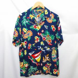 ポロ ラルフローレン POLO RALPH LAUREN 美品 アロハシャツ 半袖 
