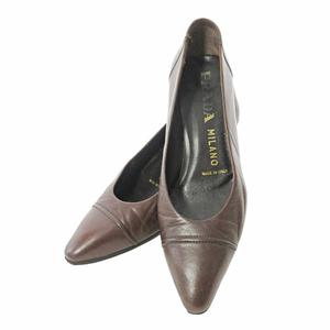 PRADA ブラウン ヒール靴 ポインテッドトゥ PRADA ブラウン ヒール靴 ポインテッドトゥ