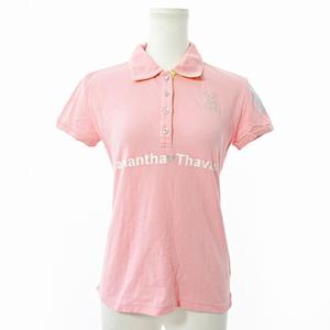 サマンサタバサ Samantha Thavasa ポロシャツ カットソー 半袖 ロゴ