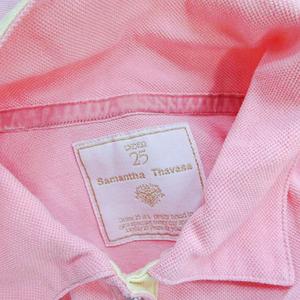 サマンサタバサ Samantha Thavasa ポロシャツ カットソー 半袖 ロゴ