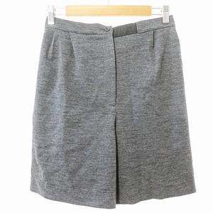 【極美品】FOXEY ショートパンツ　ウール　グレー　40 M キュロット フォクシー ブティック FOXEY BOUTIQUE 美品 キュロット