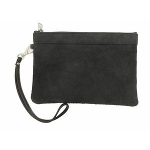 ホーボー hobo Cow Suede Pouch カウ スウェード ポーチ ブラック セカンドバッグ レザー 本革 BAG カバン 鞄 メンズ
