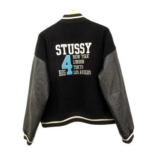 OLD STUSSY Big4 ブラック スタジャン M STUSSY - asap rocky