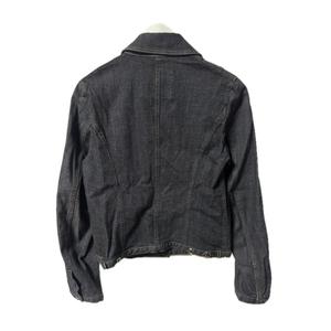 美品　 INGEBORG ブラックデニムジャケット インゲボルグ INGEBORG デニムジャケット S ブラック アウター