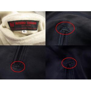 EVISU エヴィス リバーシブル ウールジャケット ナイロン エヴィス EVISU リバーシブルジャケット ブルゾン アウター ウール