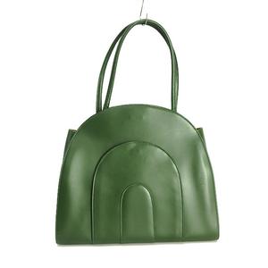 シビラ SYBILLA レザー トート バッグ グリーン 緑 ショルダー 肩掛け