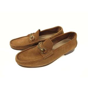 イルモカシーノ IL MOCASSINO ビット ローファー スエード ブラウン 41 