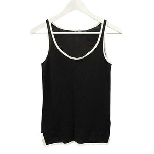 ローレンラルフローレン LAUREN RALPH LAUREN タンクトップス ノースリーブ カットソー XXS ブラック トップス レディース
