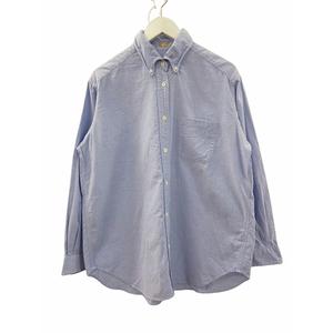 ドゥーズィエムクラス DEUXIEME CLASSE MUSE オックスフォードボタンダウンシャツ 長袖 ブルー F レディース
