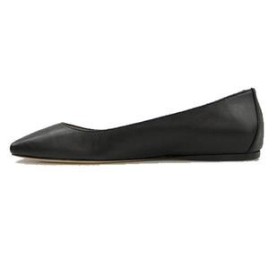 ジミーチュウ JIMMY CHOO LENI FLAT 36 ブラック 黒 フラット シューズ ロゴ エンボス ナッパレザー 靴 パンプス 革 ☆AA★ レディース