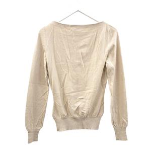 ルイヴィトン LOUIS VUITTON カシミヤ ニット プルオーバー M ベージュ カシミア トップス ☆AA★ レディース