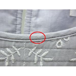 インゲボルグ INGEBORG ボタニカル刺繍ブラウス 2025AW グレー