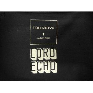 ノンネイティブ nonnative DWELLER L/S TEE NONNATIVE by LORD ECHO ロード エコー ロングスリーブ Tシャツ1 黒 ブラック 長袖 Tシャツ ロンT 刺繍 トップス メンズ
