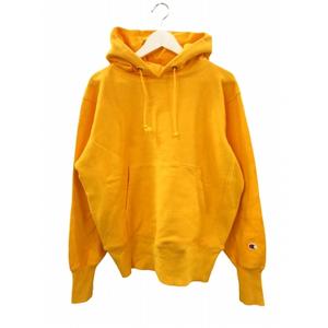 チャンピオン CHAMPION リバースウィーブ スウェットパーカー プルオーバー 青タグ 復刻 オレンジ M メンズ