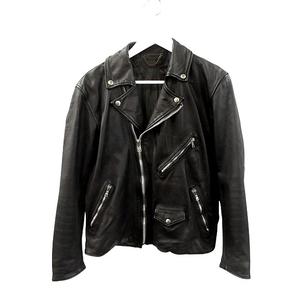 A Vontade ブラック ダブルライダースジャケット