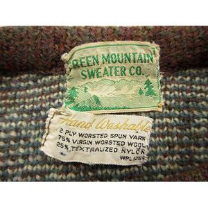 ヴィンテージ VINTAGE 50s 60s GREEN MOUNTAIN SWEATER CO