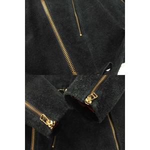 ブラックミーンズ blackmeans スエードレザー ダブルライダース 