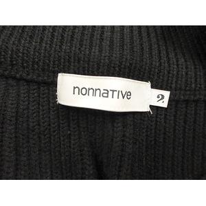 ノンネイティブ nonnative 24AW DWELLER HALF ZIP SWEATER MERINO SUPERFINE WOOL NN-K4503 ハーフジップ セーター メリノスーパーファインウール 2 黒 ブラック 長袖 ニット トップス メンズ