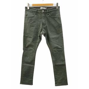 ノンネイティブ nonnative DWELLER 5P JEANS 02 C/P KATSURAGI STRETCH OVERDYED VW NN-P4113 ストレッチ カツラギ パンツ 1 グリーン系 デニムパンツ ジーンズ ボトムス メンズ