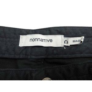 ノンネイティブ nonnative WELLER 5P JEANS USUAL FIT COTTON KATSURAGI OVERDYED NN-P3107 コットン カツラギ パンツ 0 ネイビー タイト ボトムス メンズ