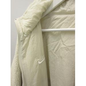 ナイキ NIKE ボア フリース リバーシブル ジャケット ブルゾン L アイボリー VM SWOOSH FULL ZIP JACKET 上着 アウター メンズ