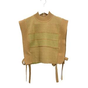 トゥデイフル TODAYFUL ジャガードパイピングベスト F ブラウン系