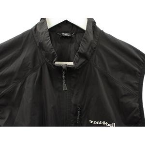 モンベル Montbell ウインドブラストベスト XL ブラック 黒 トップス ナイロン 1103326 メンズ