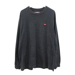 シュプリーム SUPREME Small Box L/S Tee スモールボックス ロングスリーブTシャツ XL ネイビー ロンT 長袖 カットソー トップス ☆AA★ メンズ