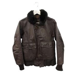 ヴィンテージ VINTAGE 70s US NAVY G-1 フライトジャケット レザー SERVALジップ ミリタリー メンズ