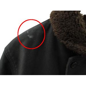 アルファ ALPHA N-1 DECK JACKET デッキジャケット 20521 黒 ブラック L ジップアップ アウター メンズ