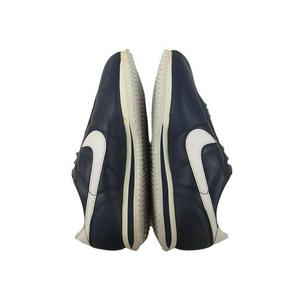 ナイキ NIKE 90s 96年製 レザー コルテッツ LEATHER CORTEZ スニーカー 27 紺 白 ヴィンテージ シューズ メンズ