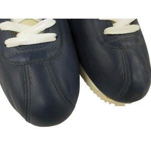 ナイキ NIKE 90s 96年製 レザー コルテッツ LEATHER CORTEZ スニーカー 27 紺 白 ヴィンテージ シューズ メンズ