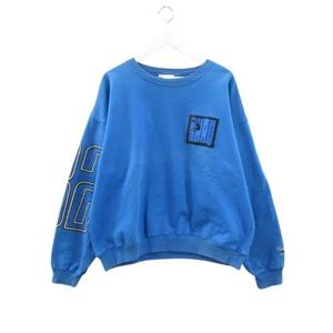 リーボック Reebok 90s シャキール オニール スウェット バックプリントトレーナー USA製 ブルー メンズ