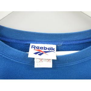 リーボック Reebok 90s シャキール オニール スウェット バックプリントトレーナー USA製 ブルー メンズ