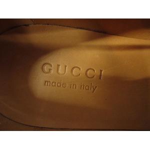 グッチ GUCCI レザーシューズ ビジネスシューズ 6 茶色 ブラウン 革靴 ☆AA★ メンズ