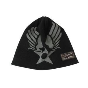 アヴィレックス AVIREX DP AX EX AVIREXMARK KNIT ビーニー ニットキャップ ニット帽 帽子 ヘッドウェア ブラック 黒 メンズ レディース